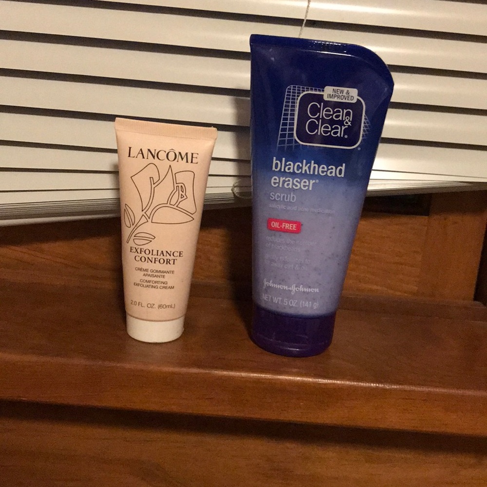 Face wash and lotion
